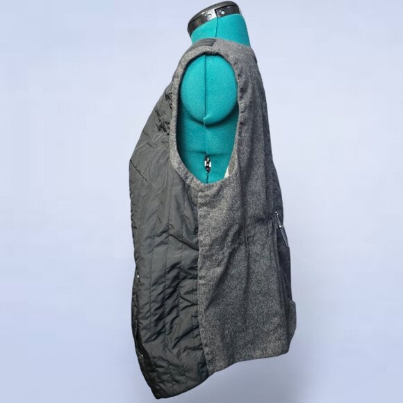 Lafayette 148 New York Bailey Alpine Vest Black 2X | Quilted Sleeveless Jacket - Picture 3 of 8